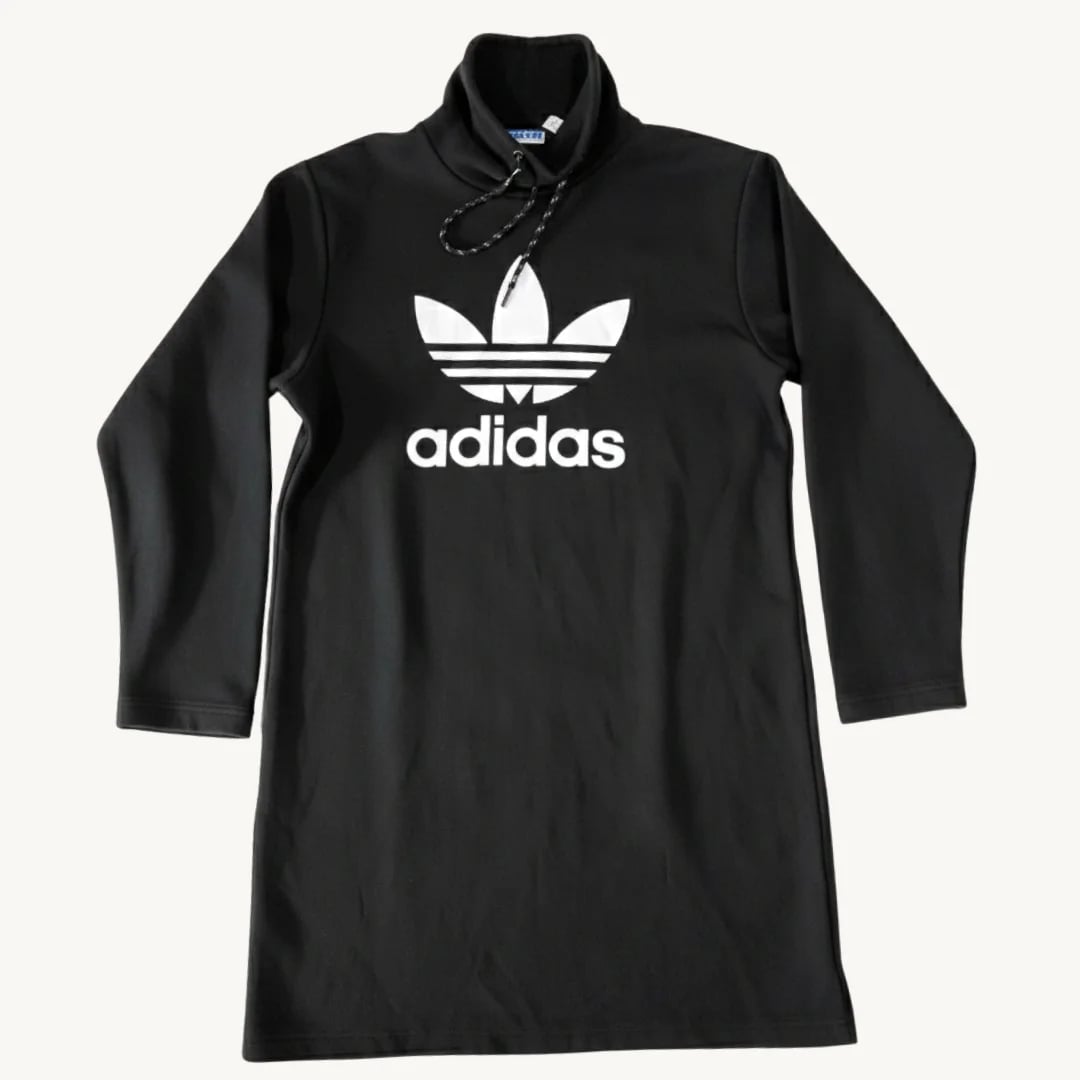 Poleron Adidas Originals Long Trefoil Negro