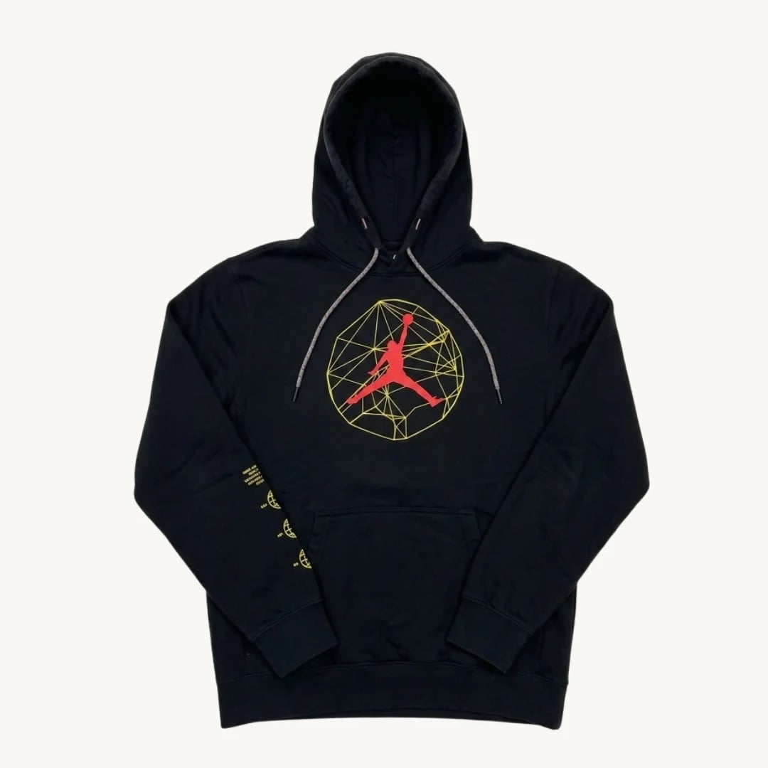 Poleron con Capucha Jordan Dri-FIT Sport Graphic - Negro