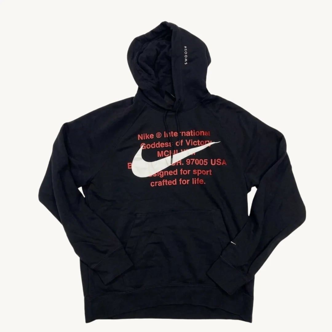 Poleron con Capucha Nike Sportswear International Goddess of Victory - Negro