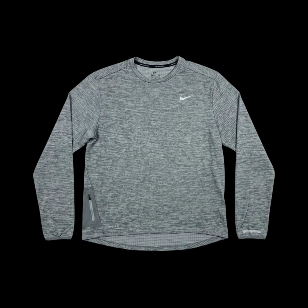 Polerón de Running Nike Gris