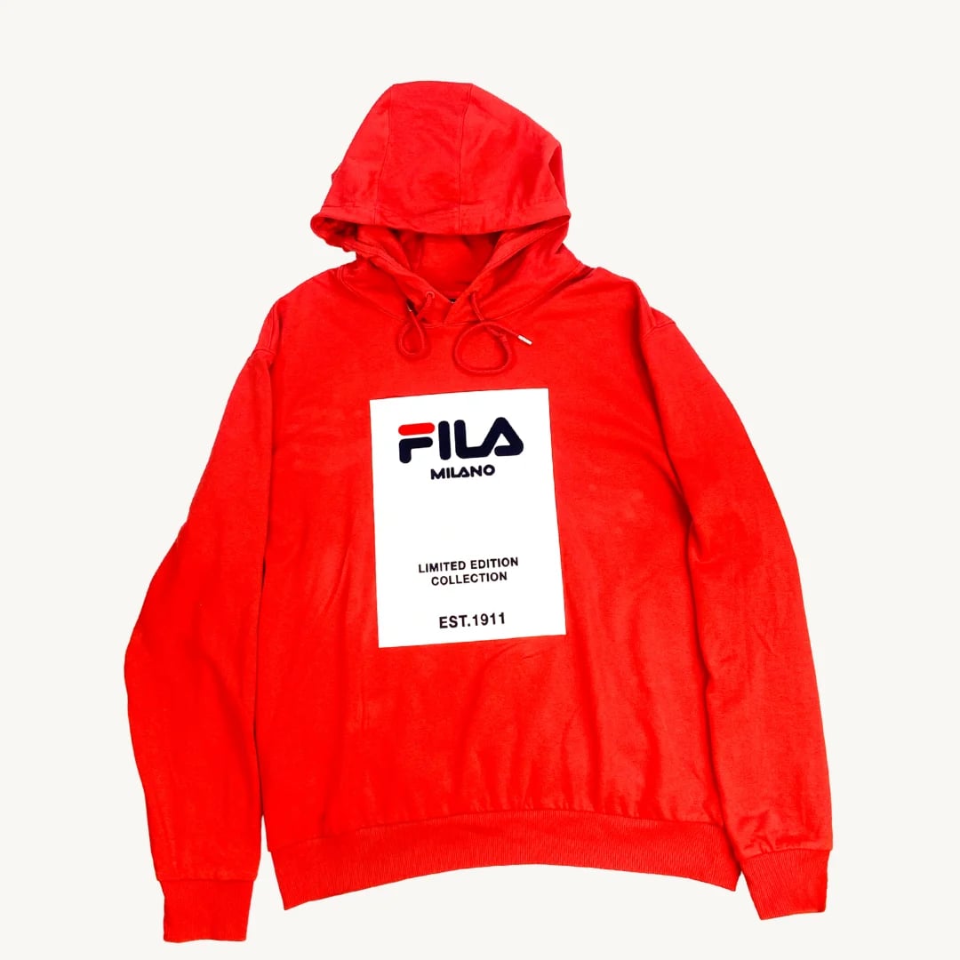 Poleron Fila milano rojo