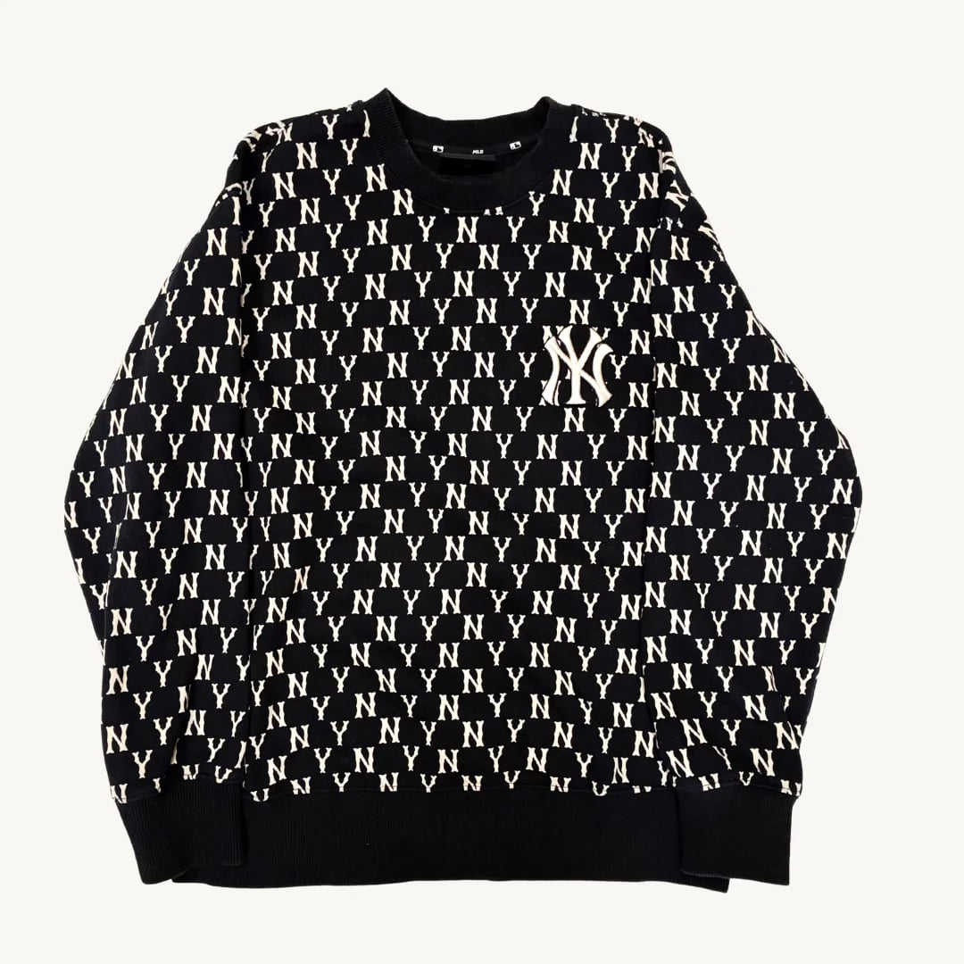 Poleron MLB Monogram Negro