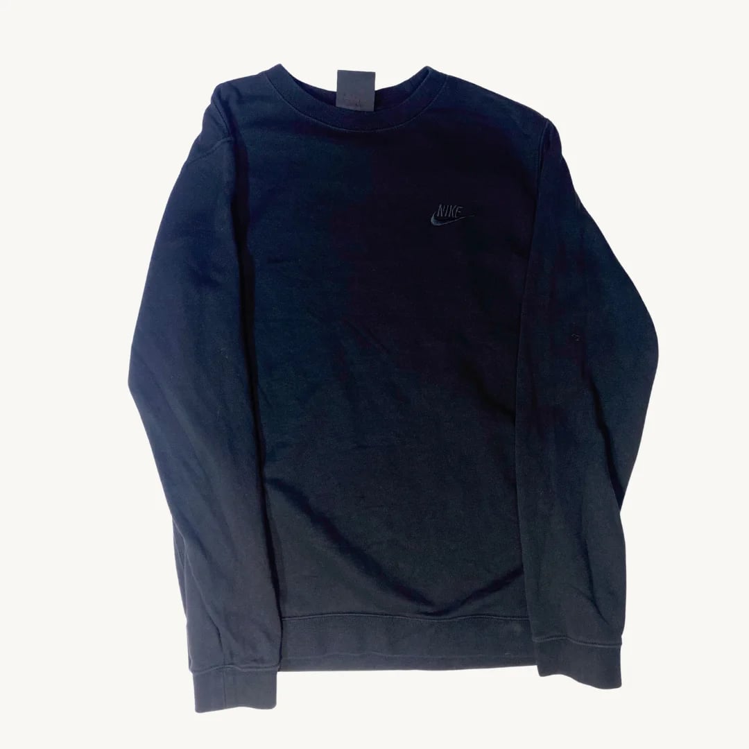 Poleron Nike Cuello Redondo Total Black