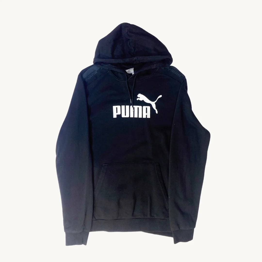 Poleron Puma Logo Esencial con Capucha