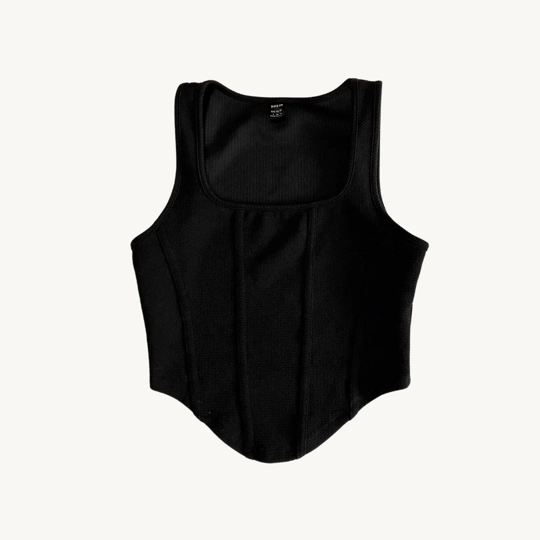Top Crop Estilo Corset