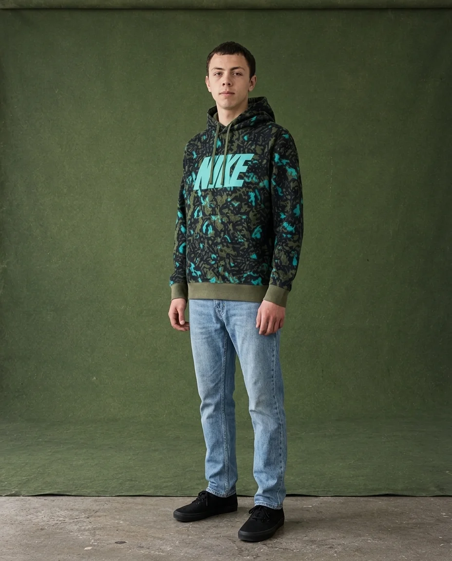 Polerón con Capucha Nike Camo