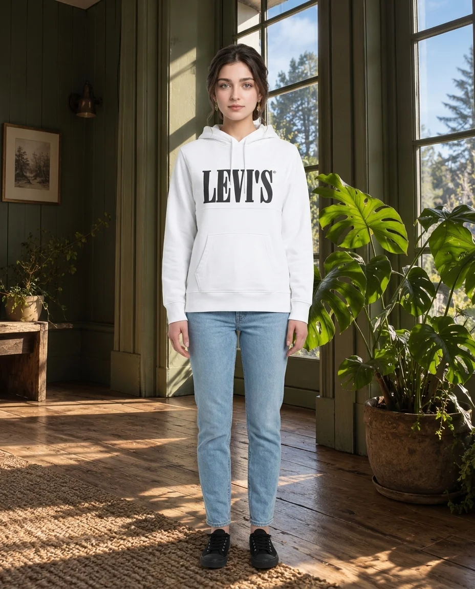 Polerón Canguro con Capucha Levi’s