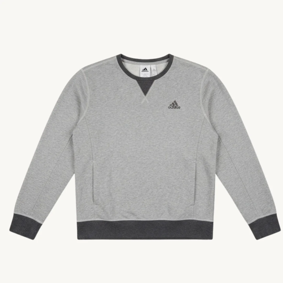 Polerón Cuello Redondo Adidas Bicolor