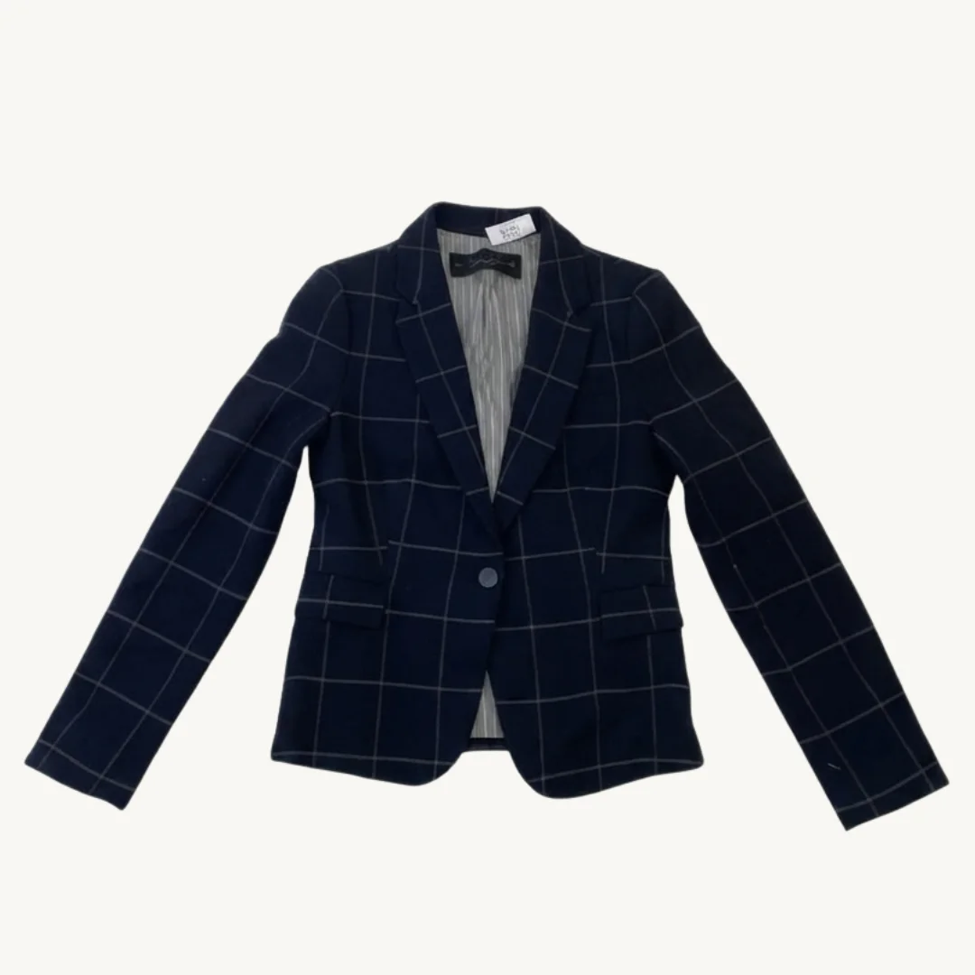 Blazer Zara Basic Azul Marino