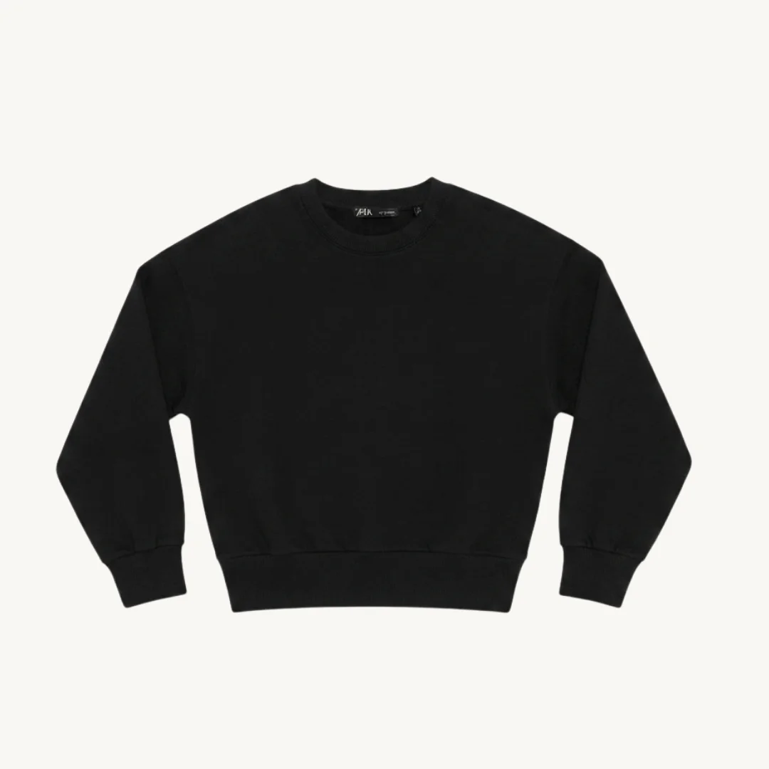 Sweater Delgado Zara Oversize Negro
