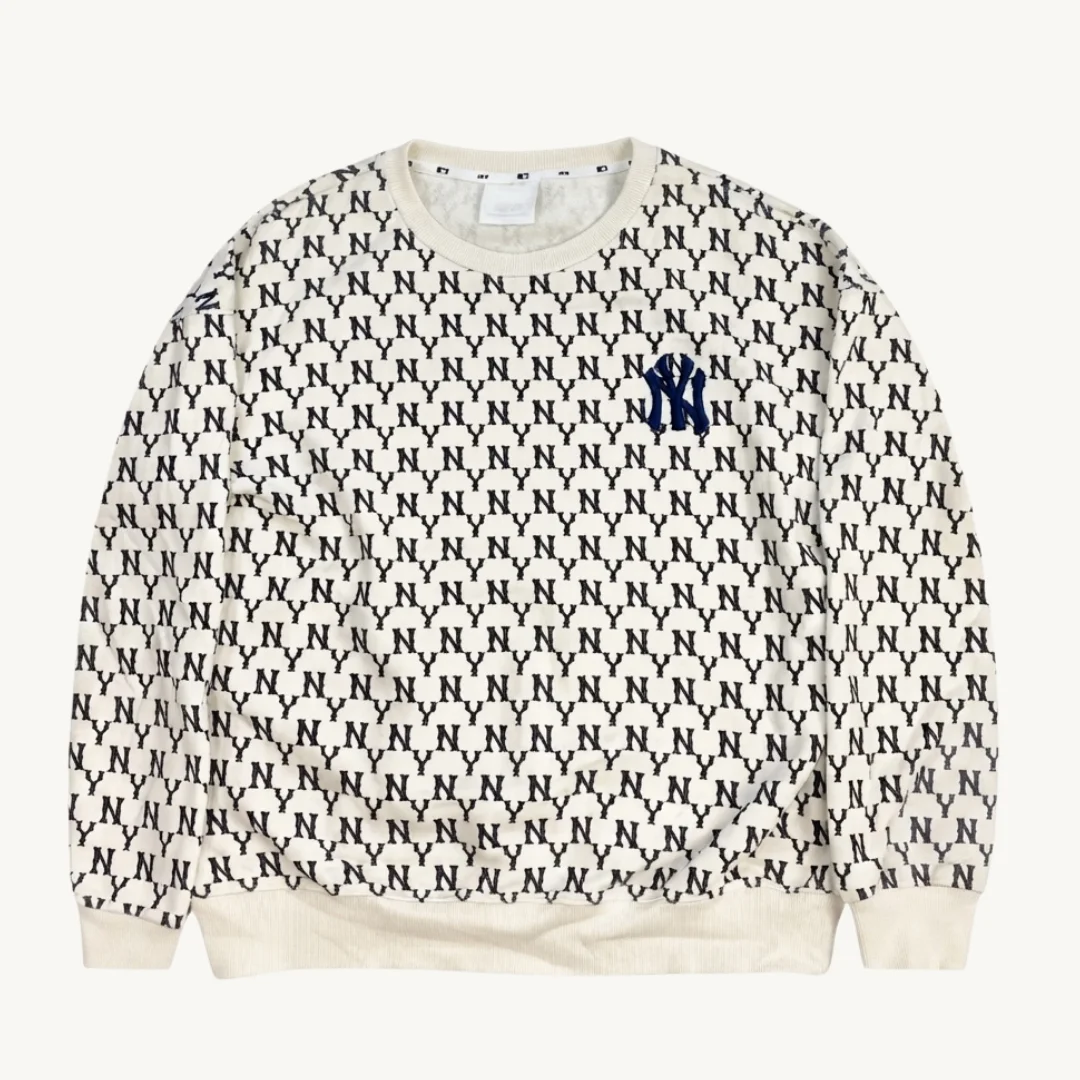 Poleron MLB Yankees crema