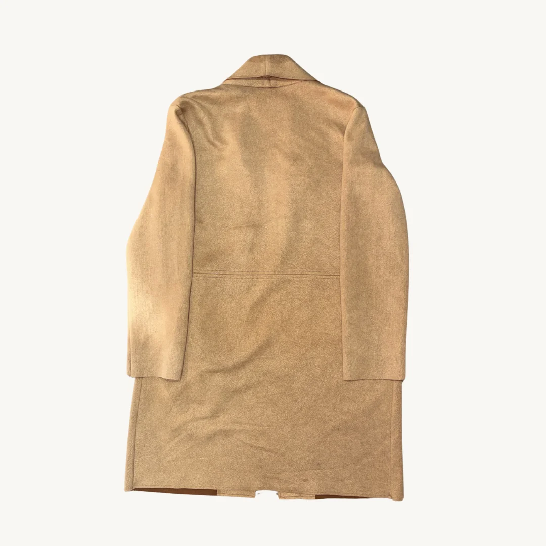 Abrigo Zara Open Front - Crema