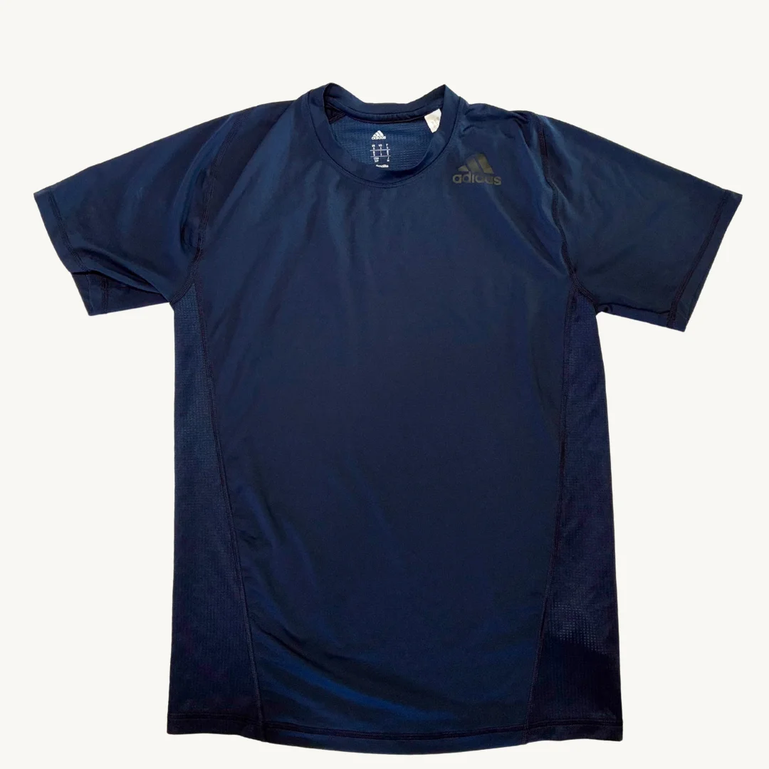 Adidas Camiseta Deportiva Performance Azul Marino