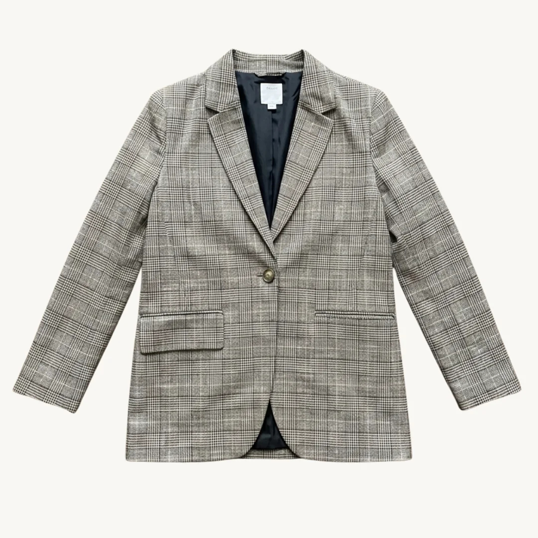 Blazer H&M de Cuadros - Estilo Clásico