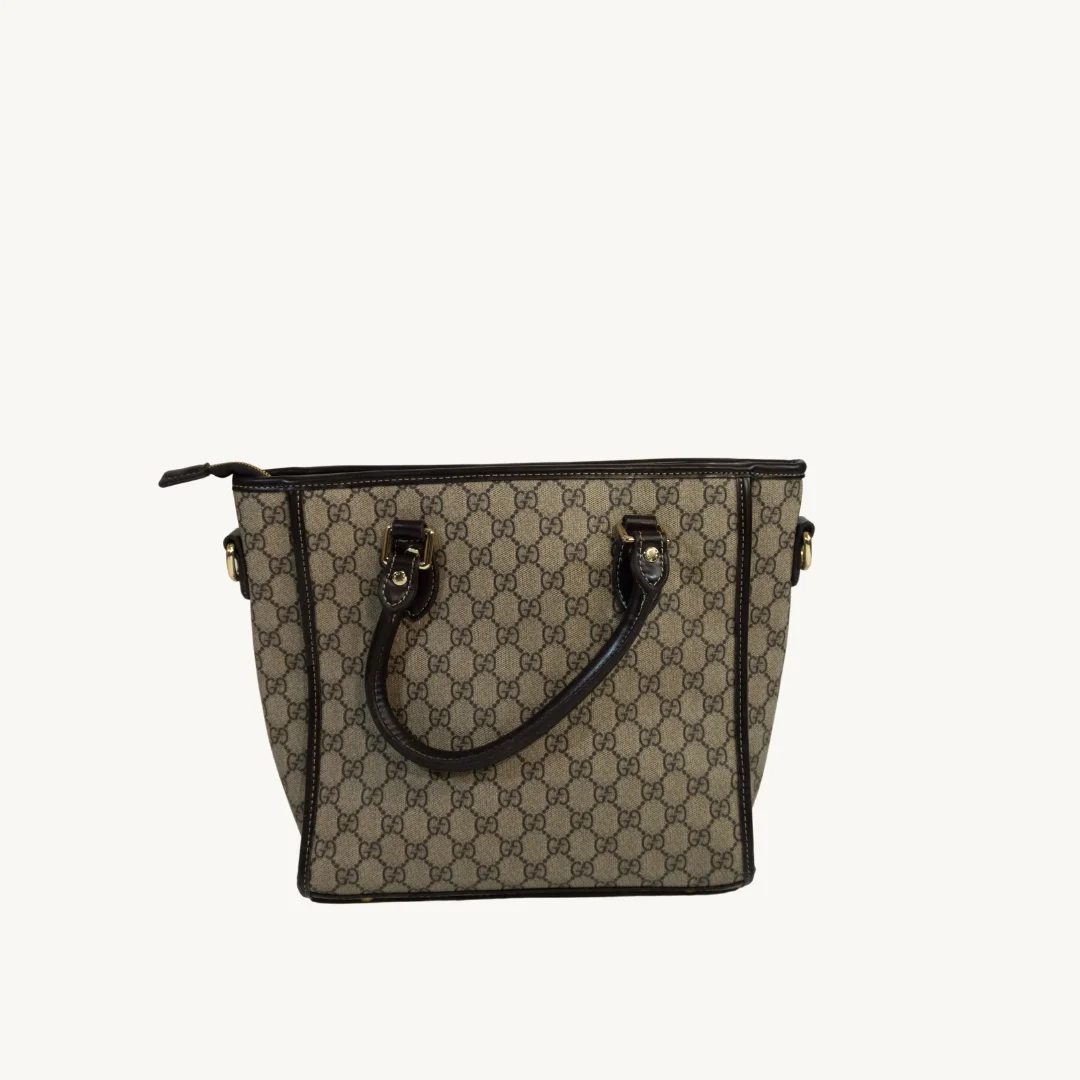 Bolso de Mano Gucci Ophidia GG con Franja Web