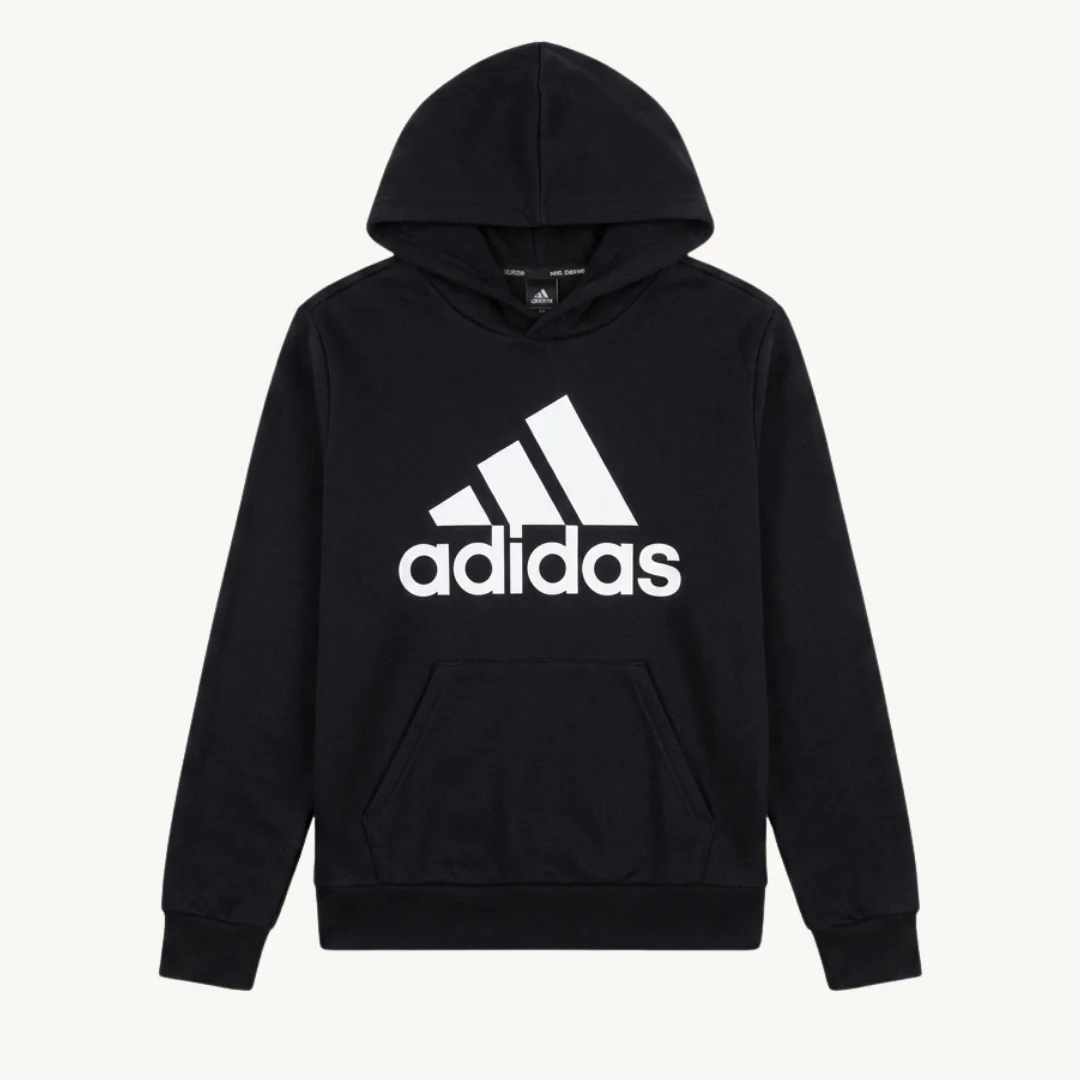 Poleron Adidas con Capucha Negro