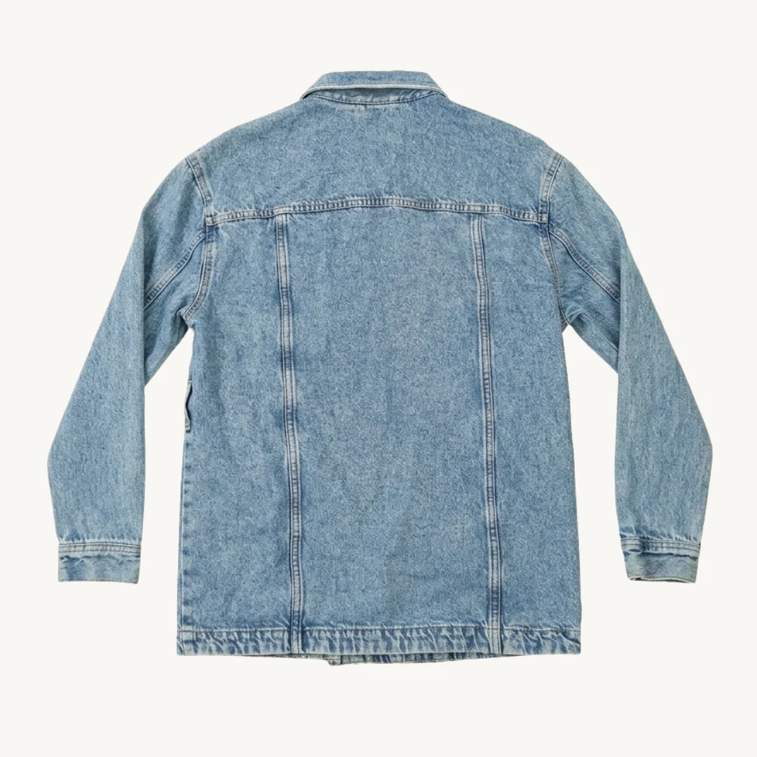 Chaqueta de Mezclilla H&M Divided Azul Claro — foto 2