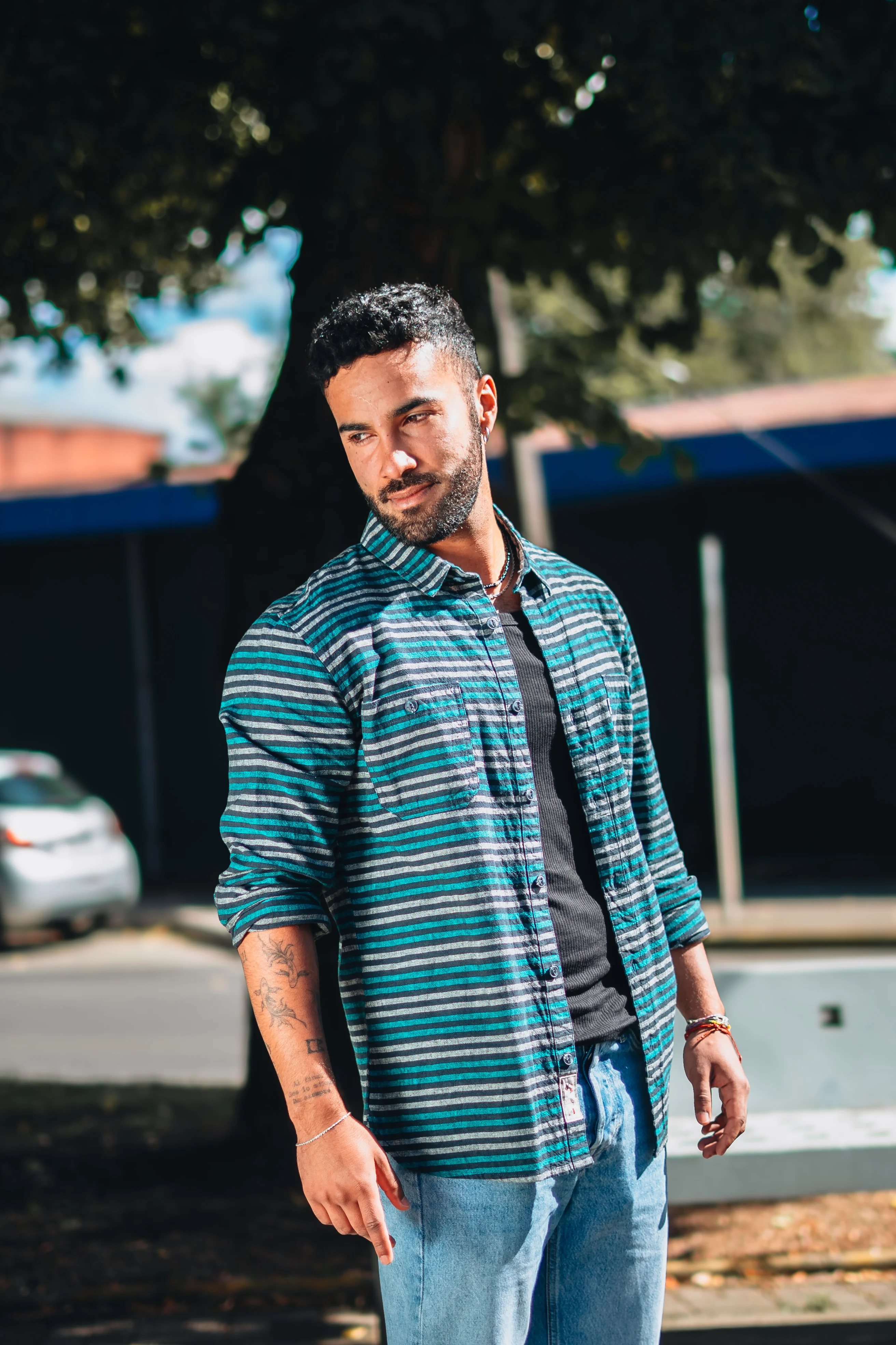 Camisa Levi's de Franela a Rayas