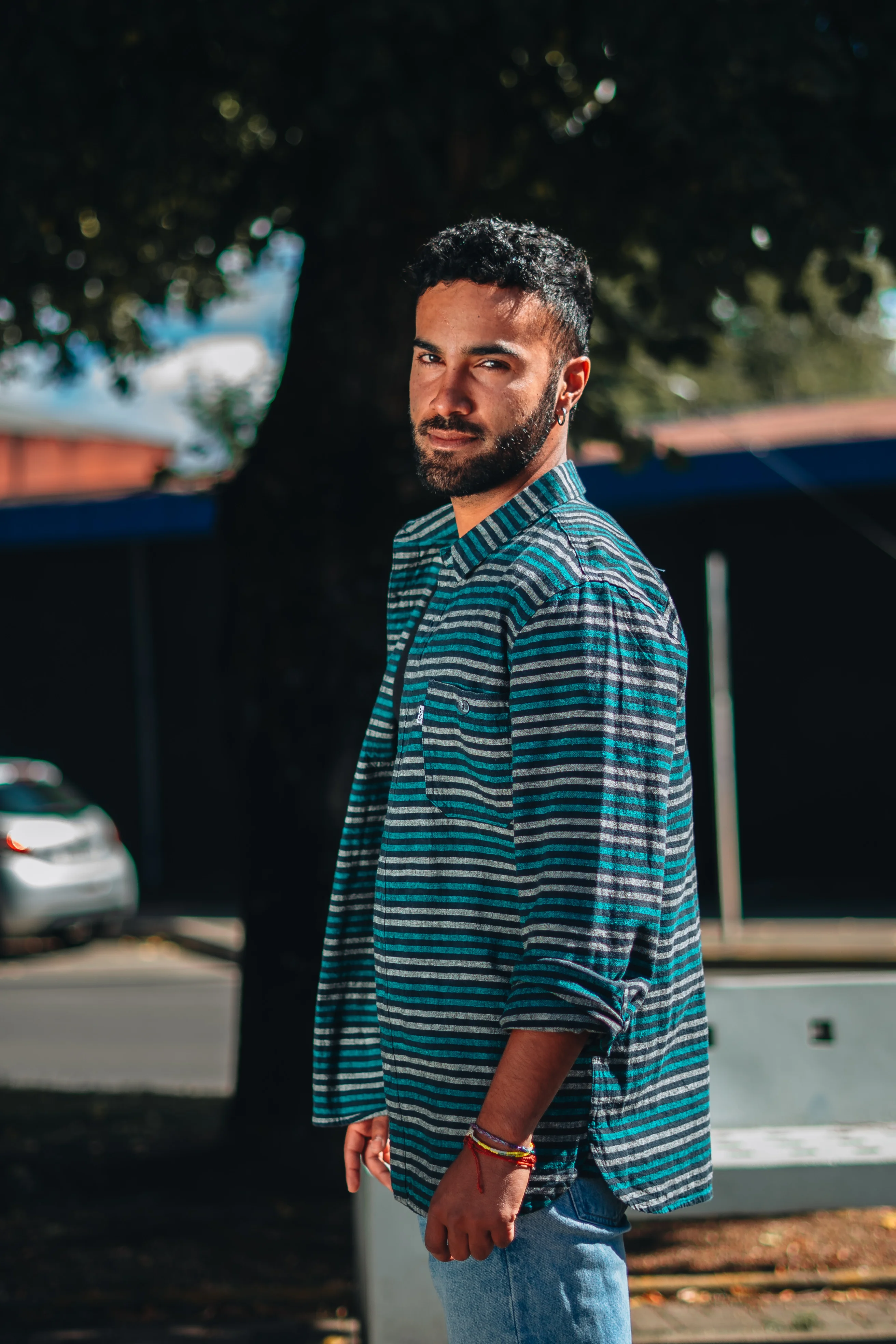 Camisa Levi's de Franela a Rayas