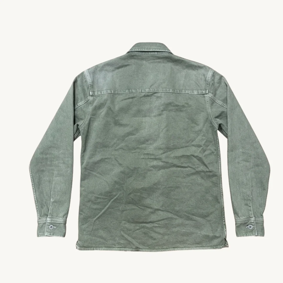 Camisa Zara Casual - Verde Musgo
