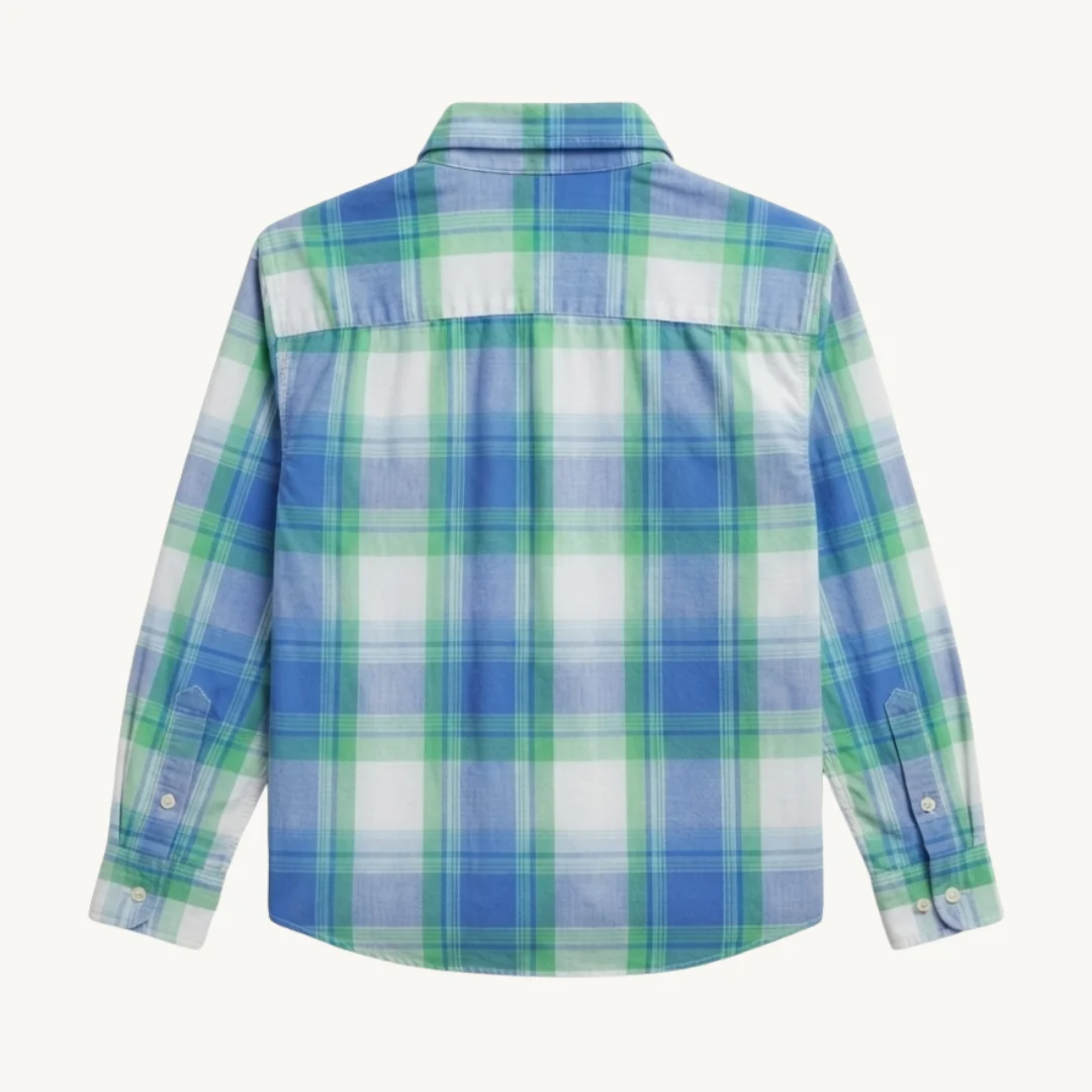 Camisa Zara Relaxed Fit a Cuadros en Tonos Violeta — foto 2