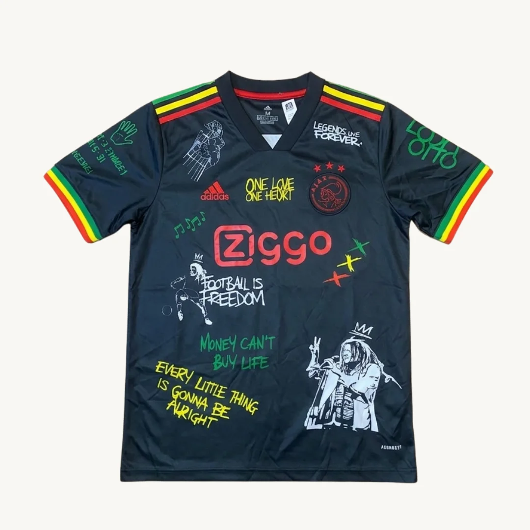 Camiseta Ajax x Bob Marley Edition