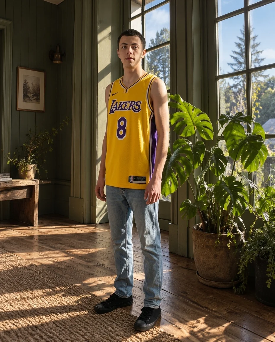 Camiseta de Basquetbol Los Angeles Lakers – Kobe Bryant #8