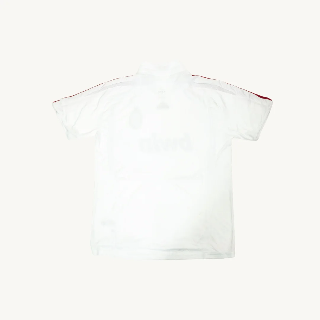 Camiseta de Futbol AC Milan Visitante Bwin Adidas Blanca