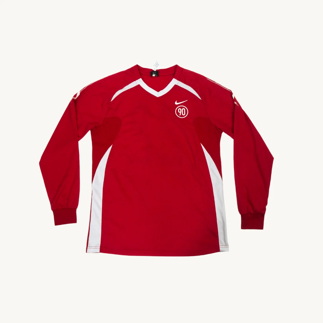 Camiseta de Futbol Nike Total 90 Manga Larga Roja