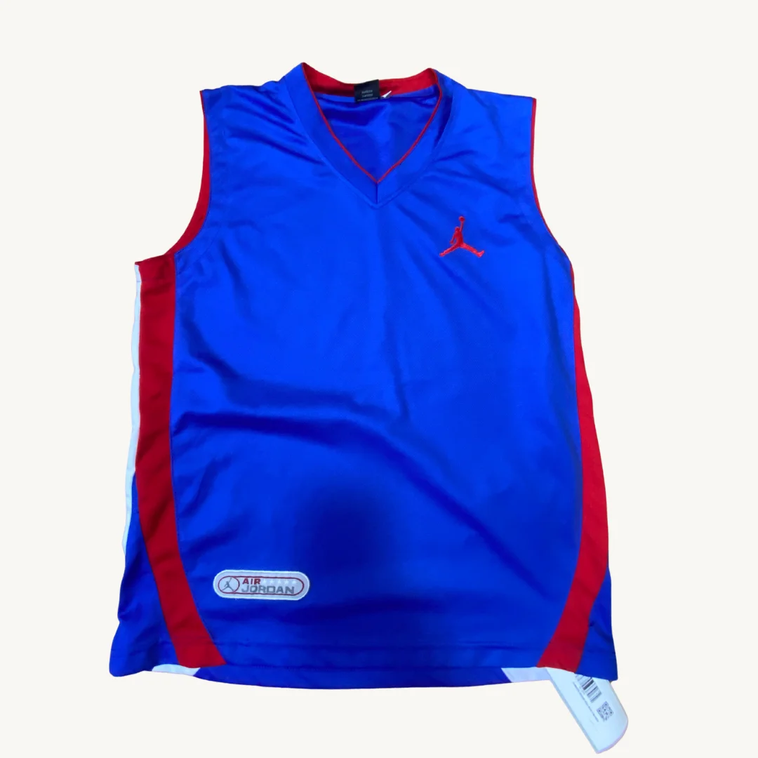 Camiseta Jordan Basketball - Azul/Rojo