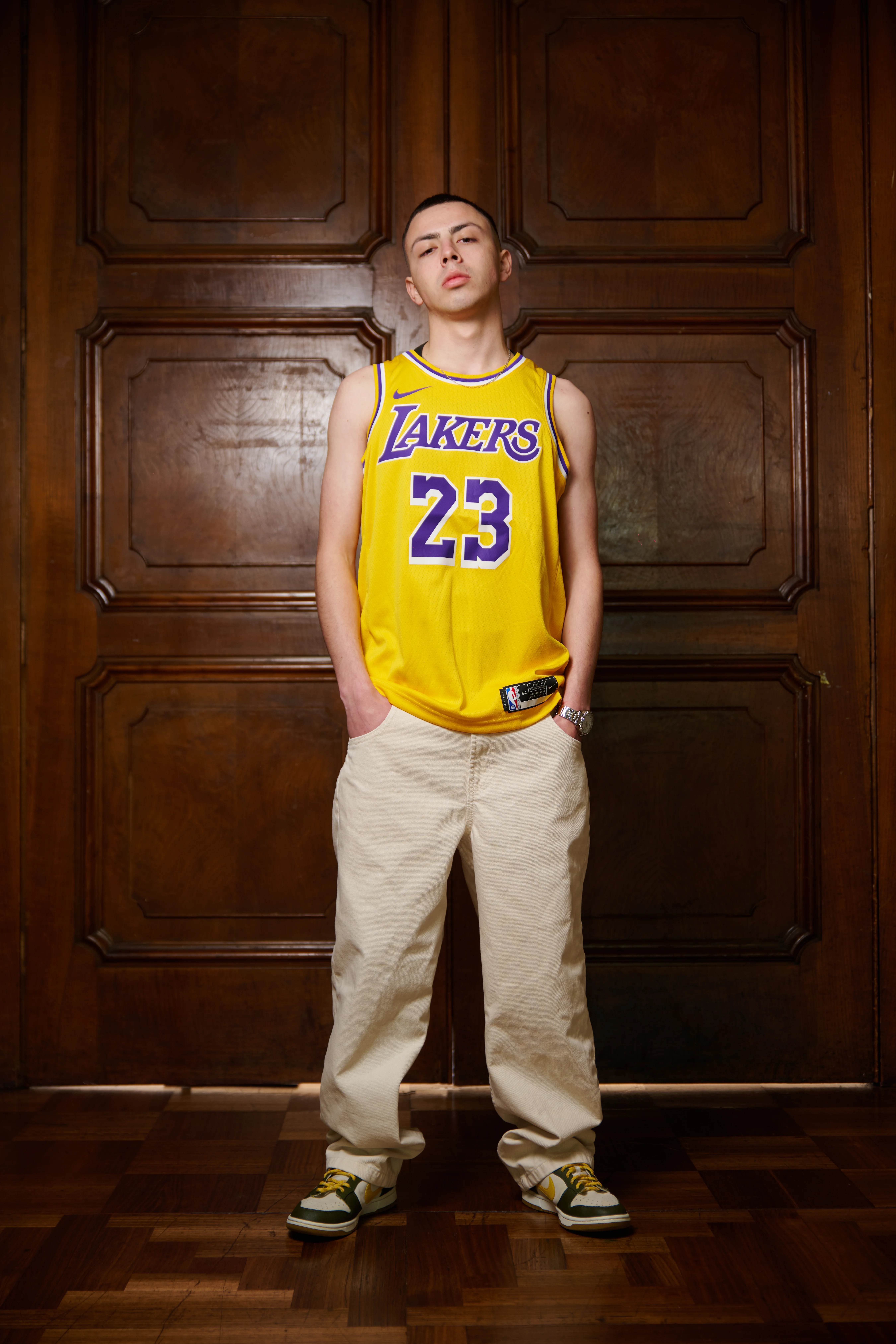 Camiseta Los Angeles Lakers Amarillo