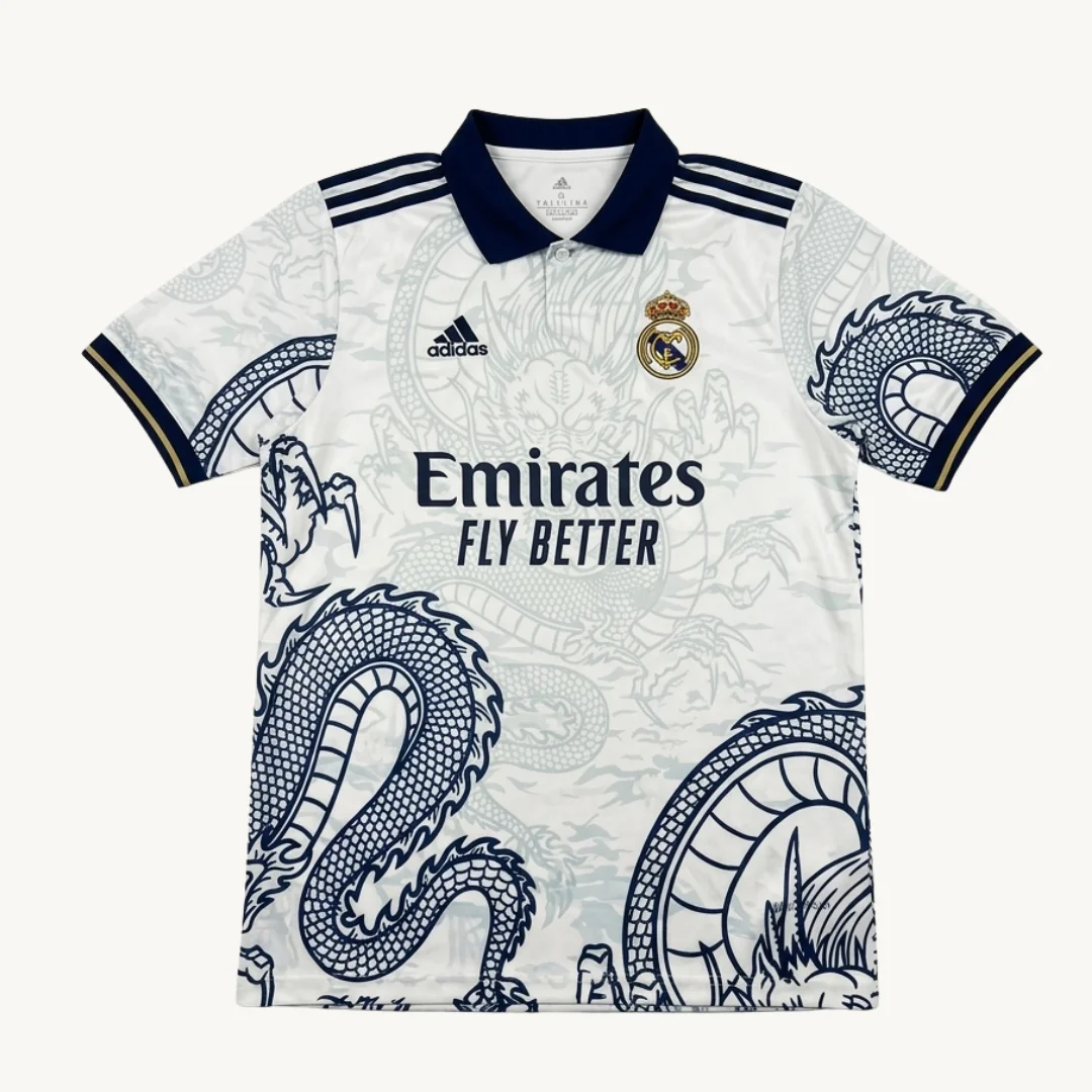 Camiseta Real Madrid Edición Especial - Diseño de Dragón
