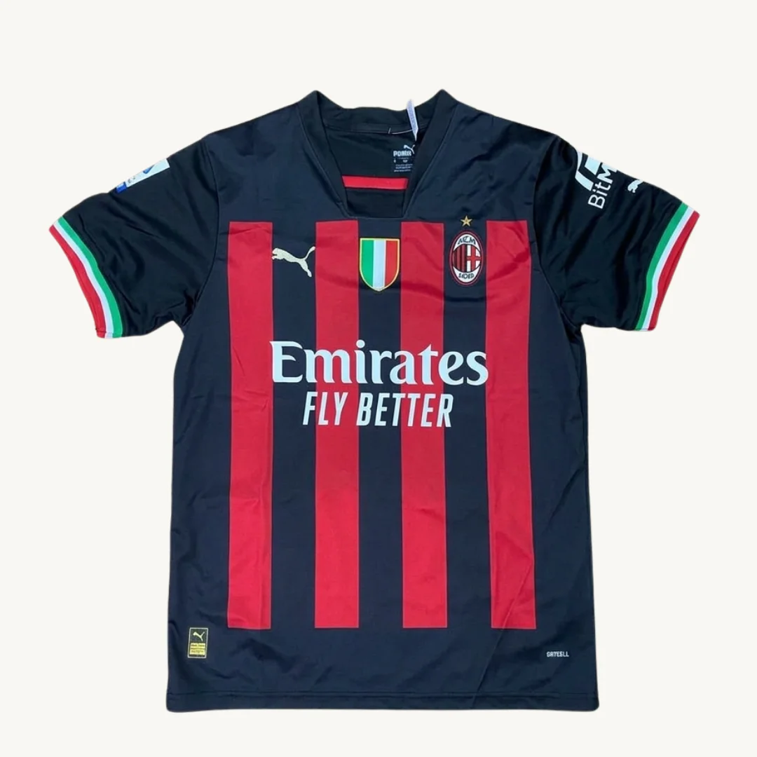 Camiseta AC Milan Local 2022/23 Puma Negra y Roja