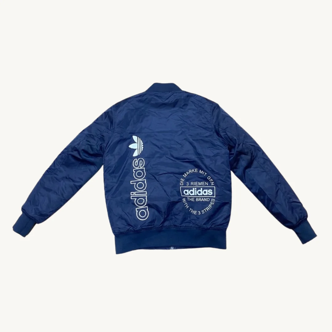 Chaqueta Bomber Adidas Originals Multi-Logo - Azul Marino / Reversible Style