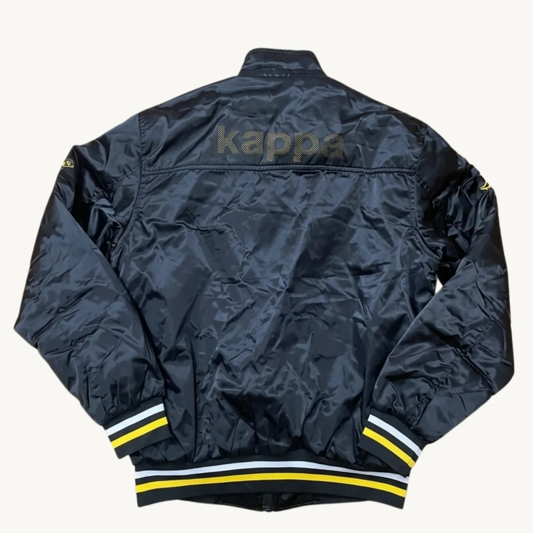 Chaqueta Bomber Kappa Retro  Black & Yellow Heritage Edition