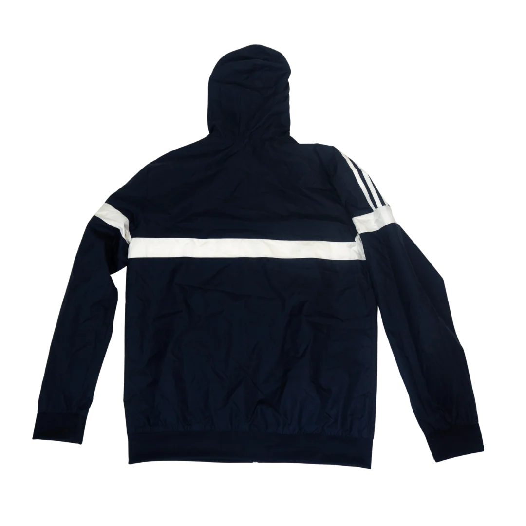 Chaqueta Cortavientos Adidas Azul Reversible