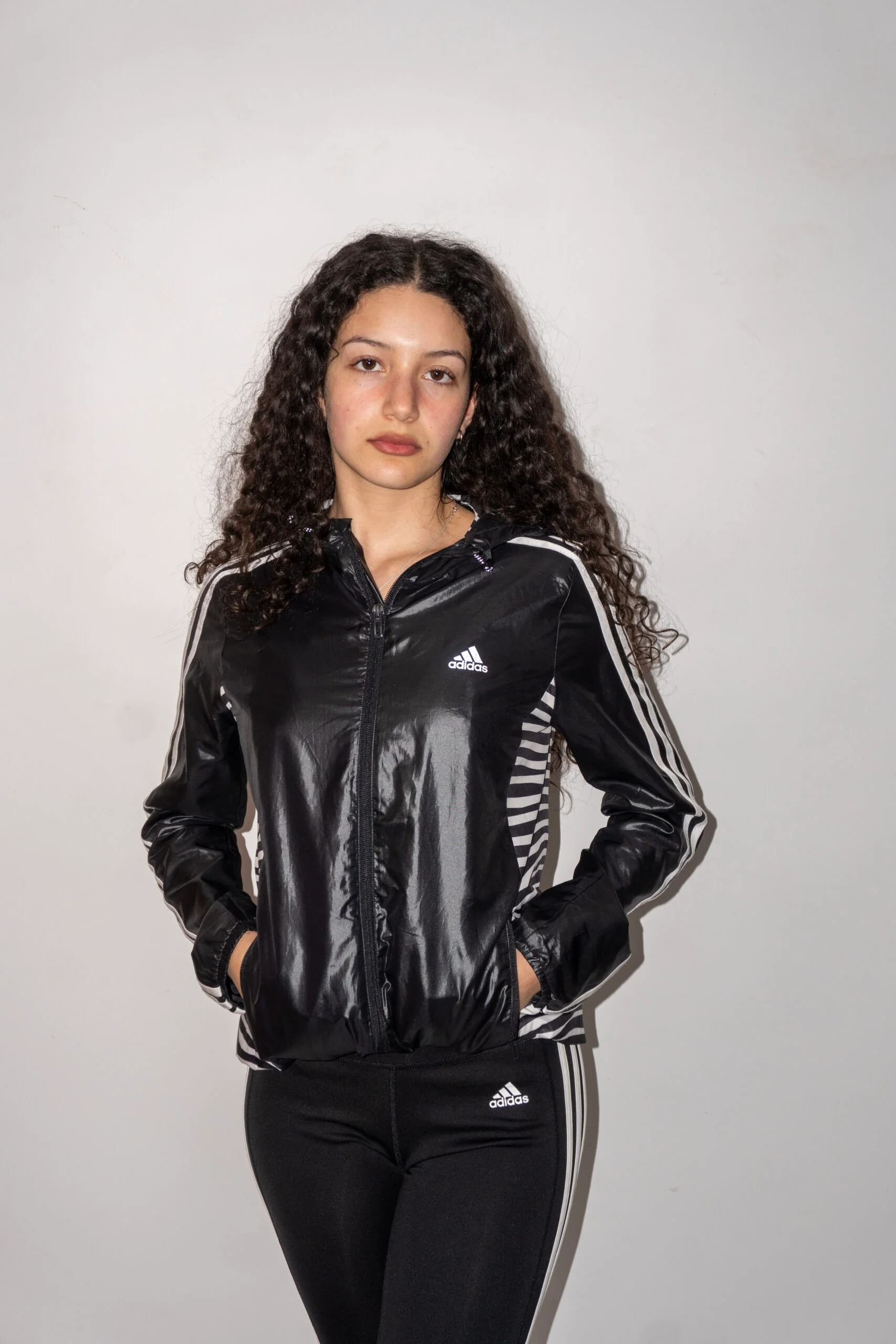 Chaqueta Cortavientos Adidas Originals Negro