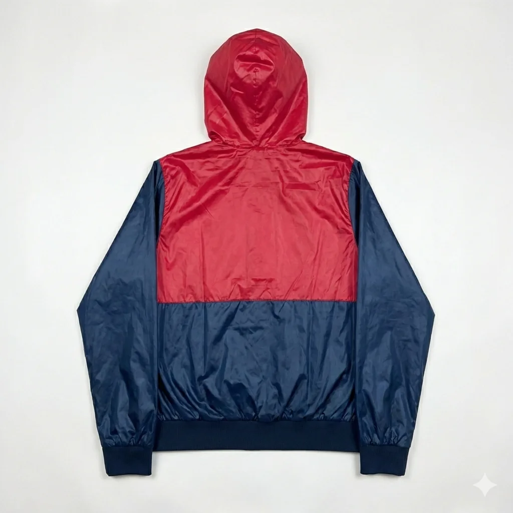 Chaqueta Cortavientos Adidas Roja y Azul