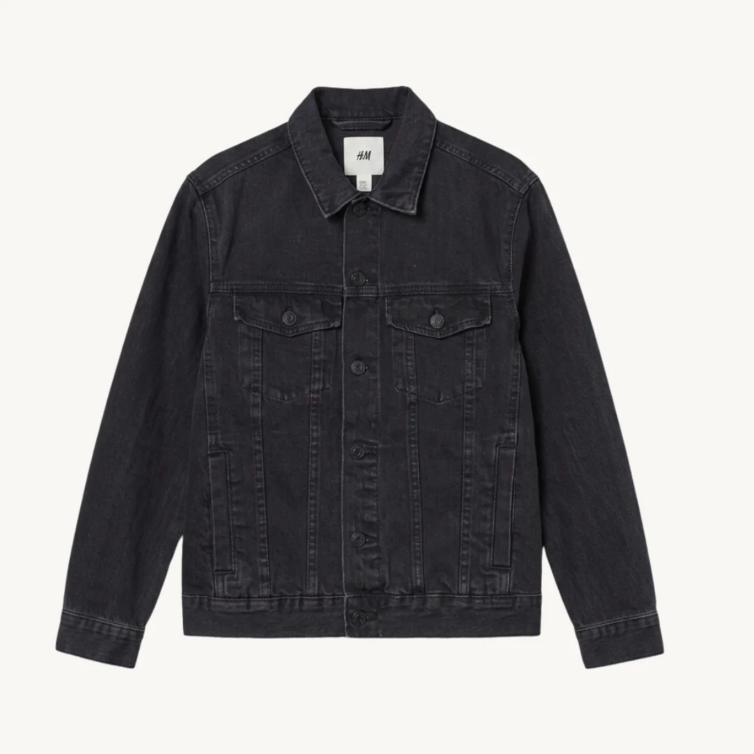 Chaqueta de Jeans H&M - Negro Grisáceo