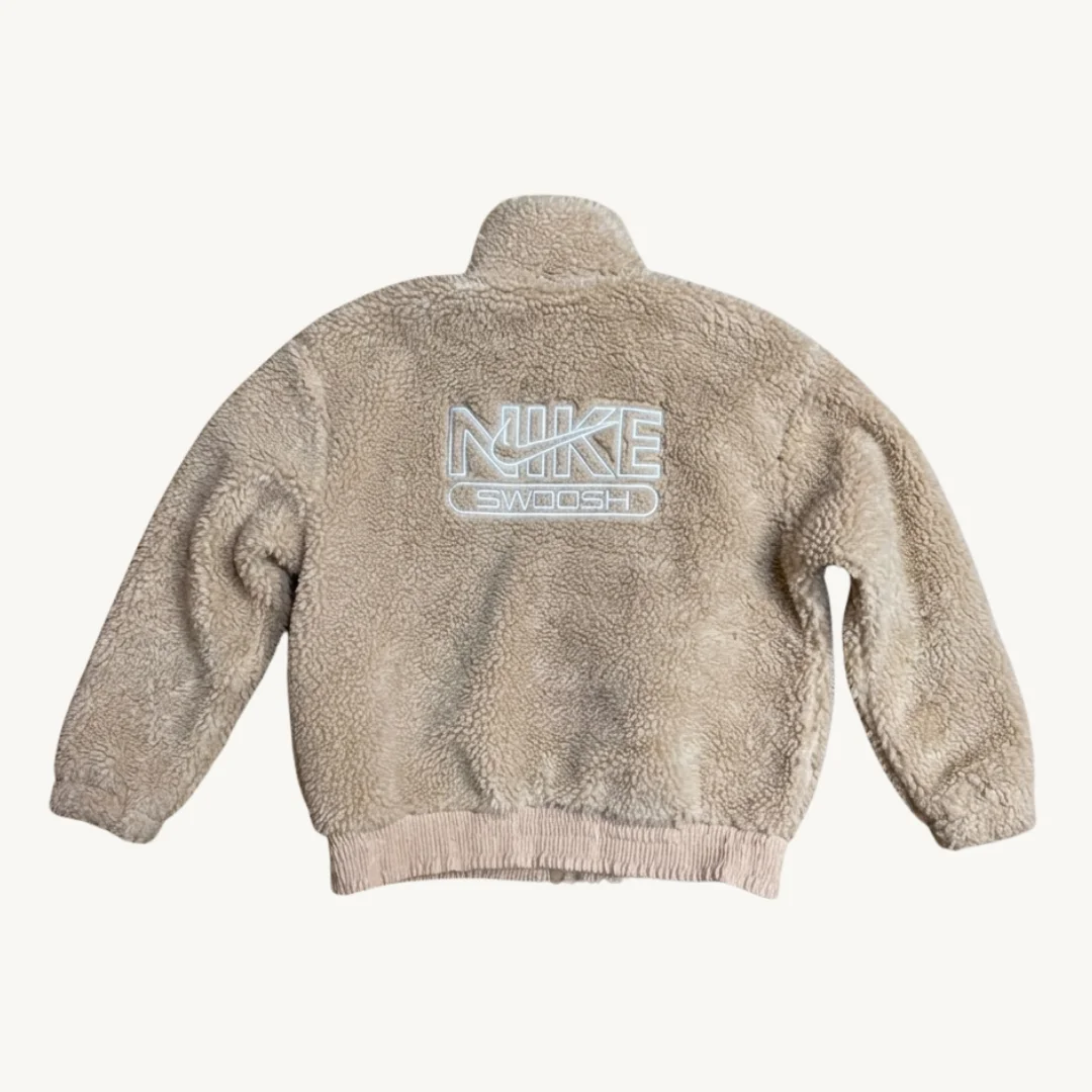 Polerón de Polar Nike Sherpa - Blanco Crema