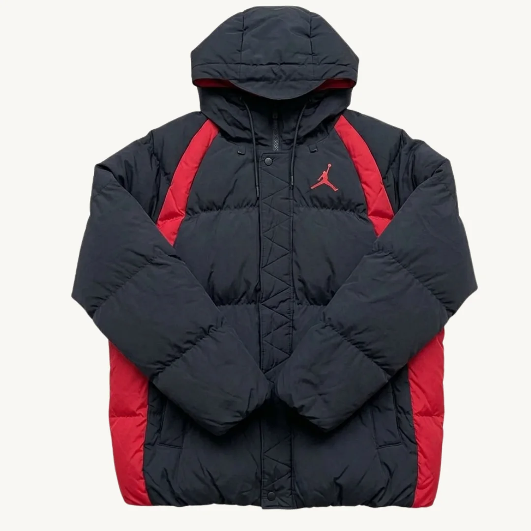 Chaqueta Jordan Negra con Rojo