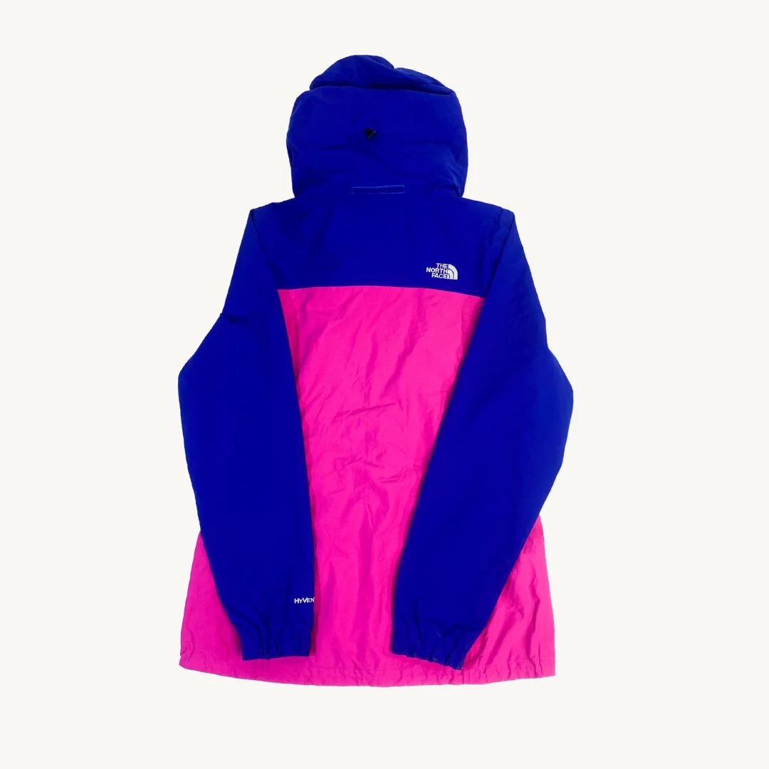 Chaqueta The North Face Rosada con azul