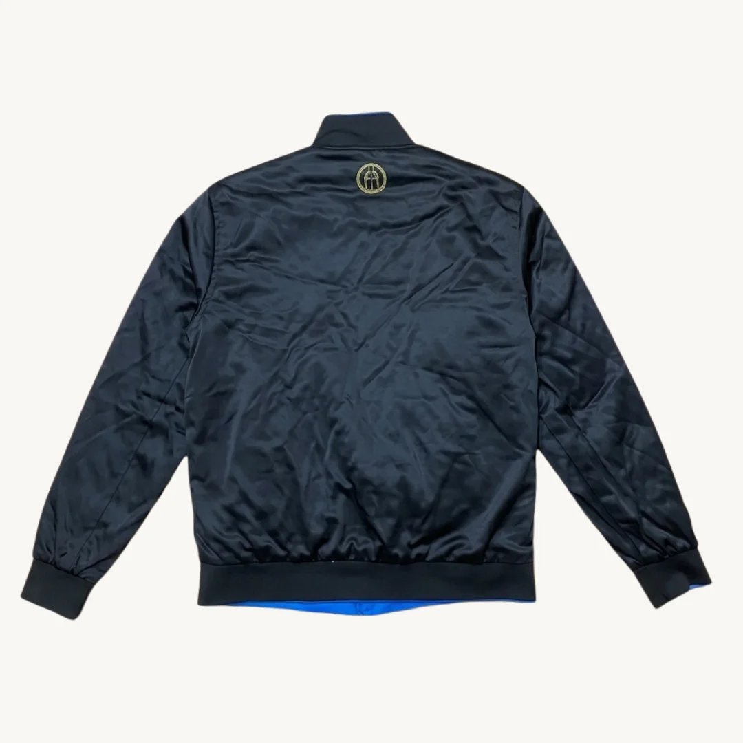 Chaqueta Track Kappa x AS Roma "SPQR" – Edición Vintage Gold & Navy