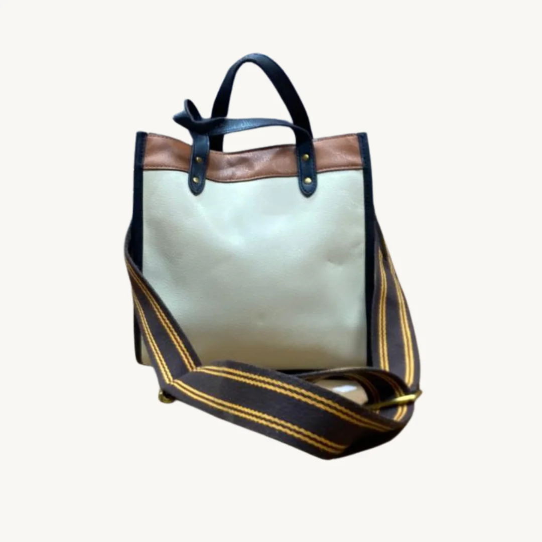 Coach Field Tote en Piel Colorblock