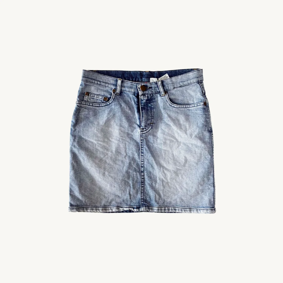 Falda de Mezclilla Celeste - Mini Denim Básica