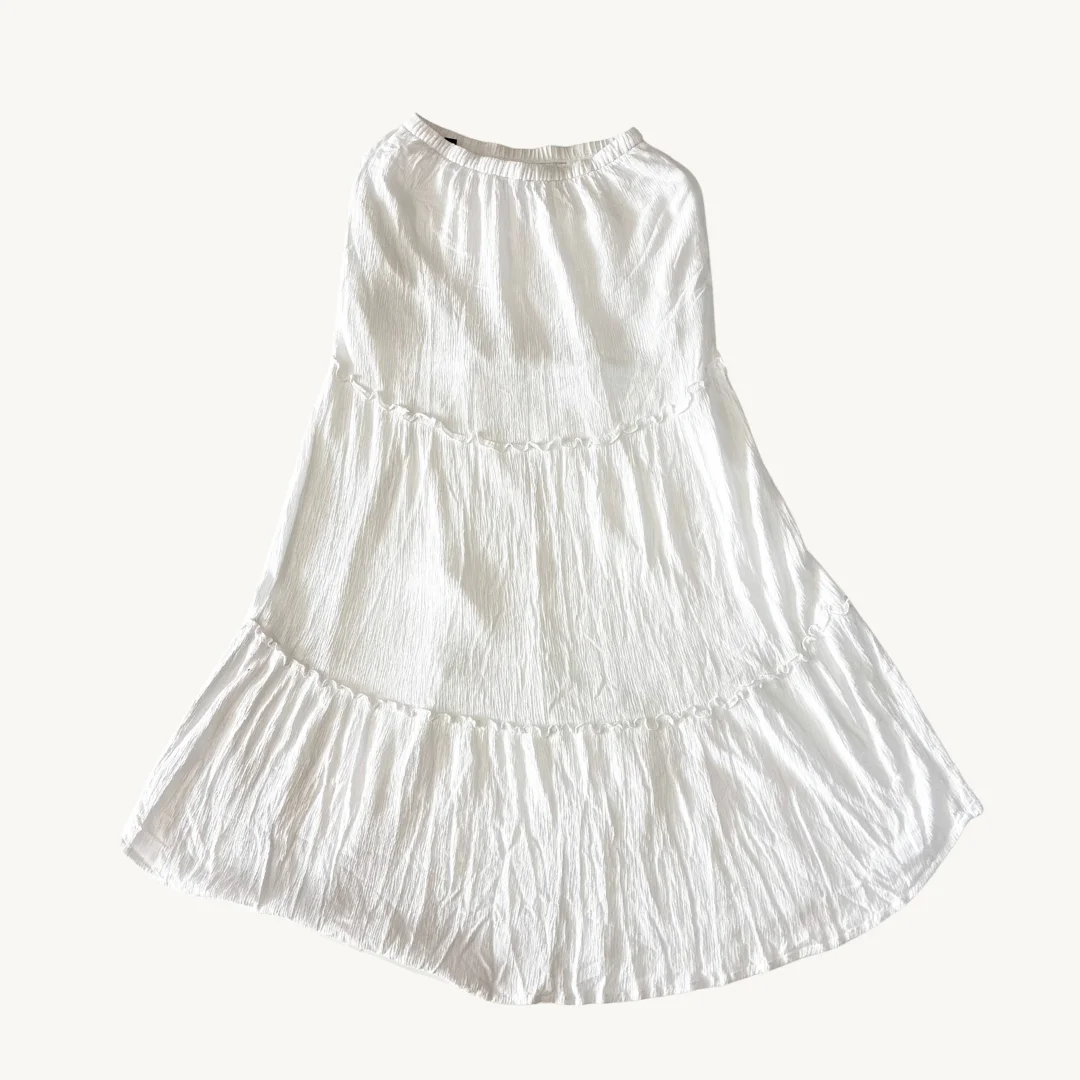 Falda Larga C&A - Blanco