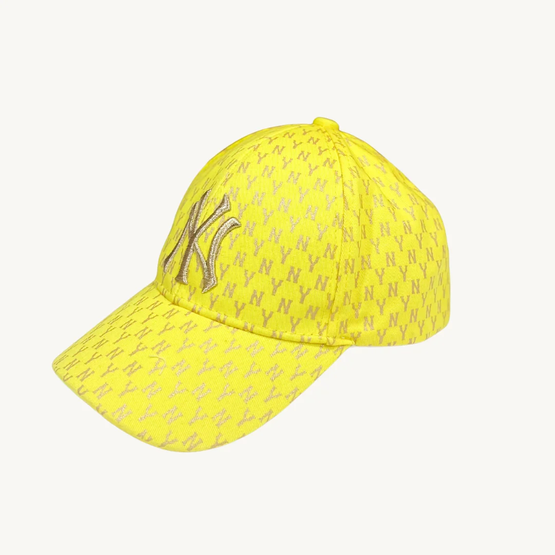 Gorra MLB New York Yankees Monograma Neón Amarillo Edición Statement