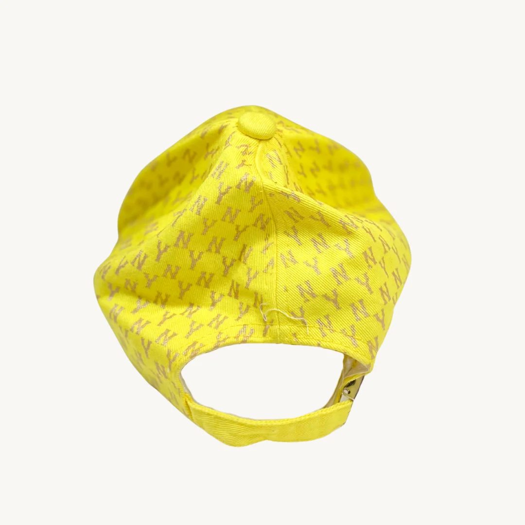 Gorra MLB New York Yankees Monograma Neón Amarillo Edición Statement