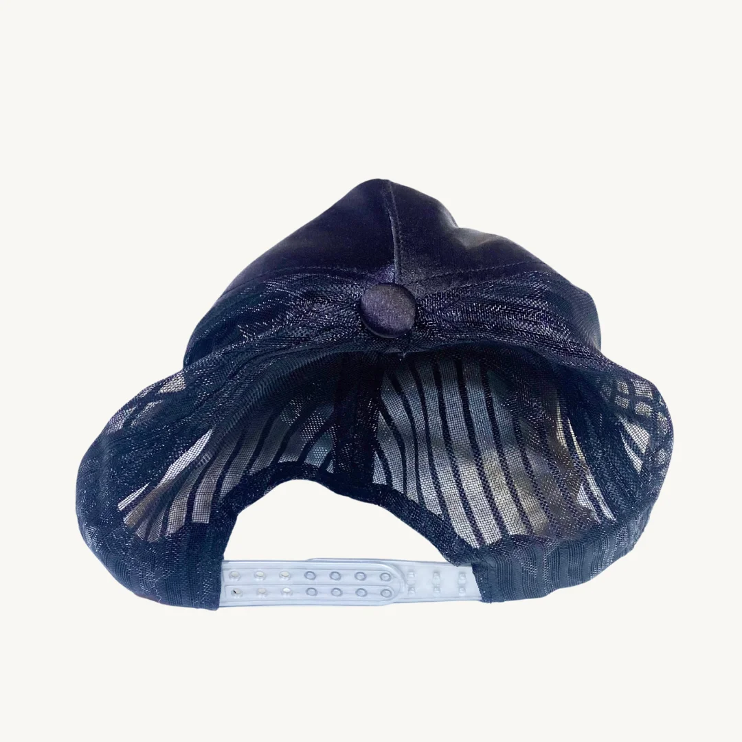 Gorra Trucker MLB Los Angeles Dodgers Negro Satinado Malla
