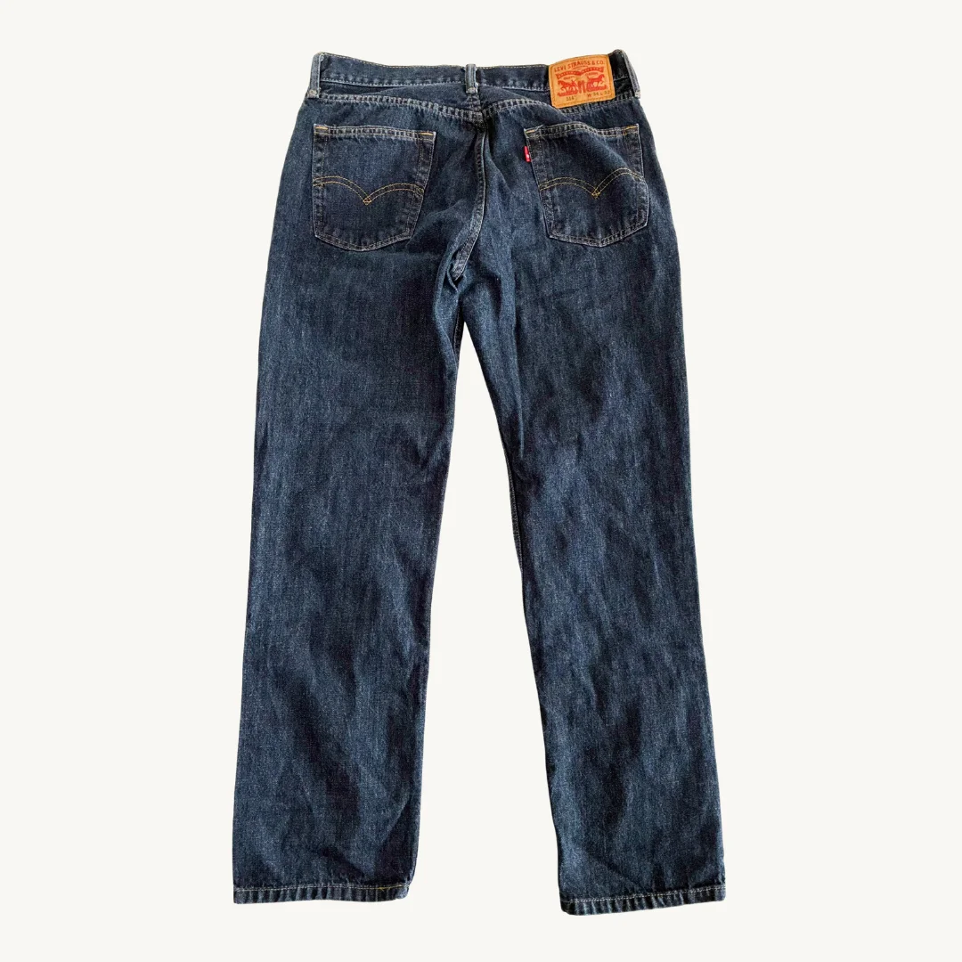 Jeans Levi's Azul Oscuro - Estilo Clásico y Robusto
